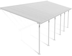Palram Copertina terasa Feria 3 X 9 aluminiu alb transparent - Canopia (702650)