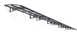 Palram Copertina usa Canopia Amsterdam 8.9x1.4m - Structură gri și panouri transparente (707353)