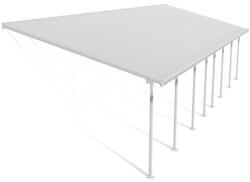 Palram Copertina terasa Feria 4X12.12 aluminiu, alb transparent - Canopia (702662)