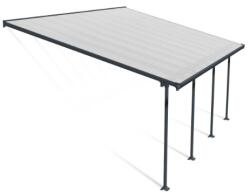 Canopia Copertina terasa Feria 4 X 6 aluminiu, GRI transparent - Canopia (704658)