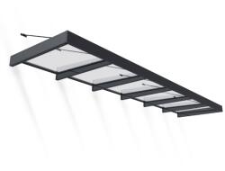 Palram Sophia XL 1.4 X 5.7 m Copertina usa - Structură gri & Panouri transparente (707290)