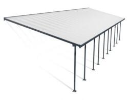 Palram Copertina terasa Feria 4X14.56 aluminiu, GRI transparent - Canopia (704663)