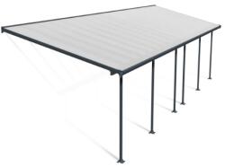 Palram Copertina terasa Feria 3X9.71 aluminiu GRI transparent - Canopia (702669)