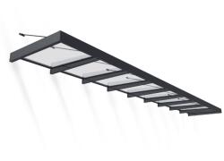 Palram Copertina usa Canopia Sophia XL 8.45 X 1.40 m - Structură Gri & Panouri Opal Albe (707293)