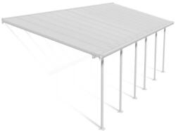 Palram Copertina terasa Feria 3 X 8.5 aluminiu alb transparent - Canopia (702649)