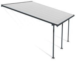 Canopia Copertina terasa Feria 4 X 4 aluminiu, GRI transparent - Canopia (702535)