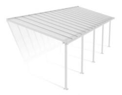 Palram Copertina terasa Olympia 3 X 9 aluminiu, Alb transparent - Canopia (704359)