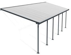 Palram Copertina terasa Feria 3 X 9 m, aluminiu GRI inchis - Canopia (702668)