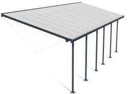 Palram Copertina terasa Feria 3 X 8.5 aluminiu GRI inchis- Canopia (702667)
