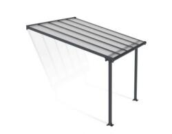 Palram Copertina terasa Olympia 3 X 3 aluminiu, GRI transparent - Canopia (704215)