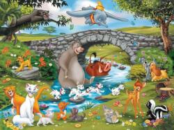 Ravensburger - Puzzle The Animals Friends Family XXL - 100 piese