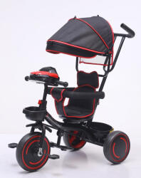 Bike Toys Tricicletă Pentru Copii Transformabilă cu Mâner Pentru Părinți pentru 5+ Ani Roșie 003 RD (RD)