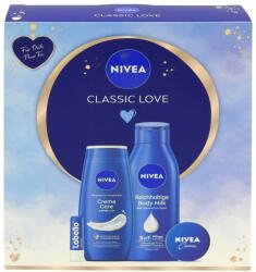 Caseta Cadou, Nivea, Gel de Dus 250, Lotiune de Corp 400, Cr30, Balsam Buze5.5 Classic Love (170924)