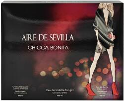  Caseta Cadou, Aire de Sevilla, EDT 100 ml, Cr100 ml, Gel de Dus 100 ml Chicca Bonita (168639)