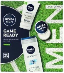  Caseta Cadou, Nivea, Gel de Dus 250, Facewash100, Cr30 Men Game Ready Sensitive (170586)
