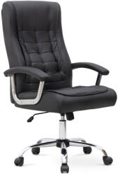 TopMebel Офис стол Vision TopMebel от PU кожа в черен цвят 63x70x112/120cm