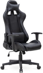 TopMebel Геймърски офис стол Alonso TopMebel от PU кожа в черен цвят 67x70x125/135cm