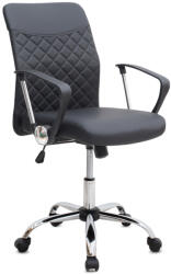TopMebel Офис стол Avelon TopMebel с PU кожа в черен цвят 60x56x94/103cm