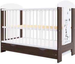 Hubners Patut copii din lemn Hubners Calisto Girafa 120x60 cm maro cu sertar (PHCALGI12MAS) - esell