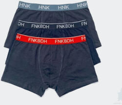 Funky Buddha Boxeri pentru Bărbați Navy cu Imprimeuri 3Pack FBM013-082-10-NAVY (FBM013-082-10-NAVY)
