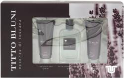  Caseta Cadou, Titto Bluni, Men, Aftershave 75 ml, EDT 75 ml, Gel de Dus 75 ml Essenza Di Toscana (168184)