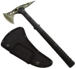  Topor DEPOX®, Tactical Camo, otel inoxidabil, verde, 40 cm, teaca inclusa (860116 - 1002)
