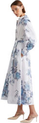 MARELLA Rochii De Vară Pentru Femei Maxi Rochie-Cămașă Mânecă Lungă Albastru Deschis 2613221161003 (2613221161003)