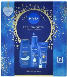  Caseta Cadou, Nivea, Cr Dus250, Lotiune de Corp 250, Cr Maini100, Lip Balm4.8 g Feel Smooth (171875)