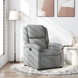 vidaXL Fotoliu rabatabil gri deschis, material textil GartenMobel Dekor (3205412)