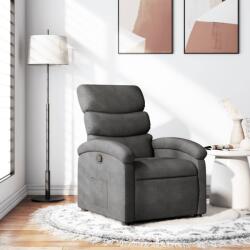 vidaXL Fotoliu rabatabil gri închis, material textil GartenMobel Dekor (3205805)