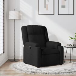 vidaXL Fotoliu rabatabil din material textil negru GartenMobel Dekor (3206202)