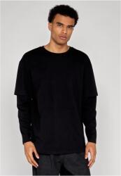 Urban Classics Oversized Shaped Double Layer LS Tee black/black