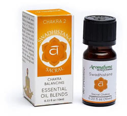 Aromafume 2. csakra illóolaj-keverék - Szvádhisthána, szakrális csakra, 10 ml diffúzorba