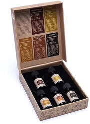 Aromafume Gyantás illóolaj-keverék gyűjtemény, öt üveg, egyenként 10 ml