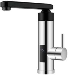 WENTOREX Robinet electric instant apă caldă WENTOREX BICOLOR 33 INOX, 3, 3 kW, negru-inox
