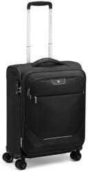 Roncato Joy 4 kerekes, bővíthető puhafedeles fekete kabinbőrönd 55 cm (R-6213-Fekete)