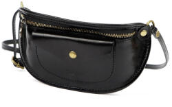 Florence 79 fekete női bőr oldaltáska, crossbody 21 x 11 x 7 cm (62327)