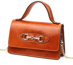 Florence 109 barna női bőr kézitáska 19 x 12 x 6.5 cm (62509)