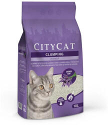  Citycat csomósodó fehér macskaalom levendulás (bentonit ) 10l (8, 64kg) - jozsapet