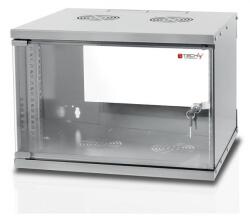 TECHLY szerverszekrény, Eco, 19", 6U, 450 mm, szürke (SZATHLWIS0004)