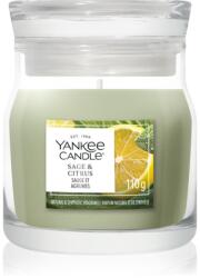 Yankee Candle Sage & Citrus lumânare parfumată Signature 110 g