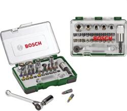 Bosch Csavarbitkészlet, 27 részes, racsnival 2607017160 (2607017160)