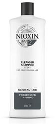 Nioxin Tisztító sampon finom természetes haj elvékonyodása jelentősen System 2 (Shampoo Cleanser System 2 ) 1000 ml