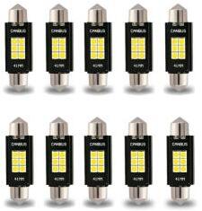  Szofita LED RSJ-306SMD-41 3030 6 SMD CANBUS 12/24V hűtőbordás, 41mm, 10 db (21271) (21271)