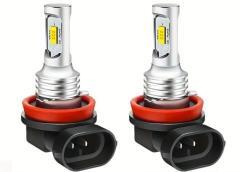  H11 LED fényszóró izzó 10W 2000 lm 12V, 2 db (14235) (14235)