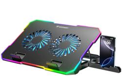 Wozinsky WDCX-A26 NitroCool RGB Gaming Laptop Hűtőpad - Fekete - smartdiszkont