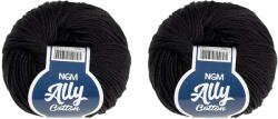 BELLATEX Ally cotton 50 g-os szett, 2 darab - 999 fekete (14063)