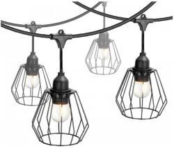 Kobi Ghirlandă luminoasă decorativă de exterior CRETE, 20 x E27, 230 V, 25 m, IP44 (KB0712)