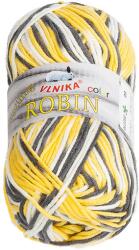 BELLATEX Robin color 100 g - 60 fehér, szürke, sárga (13506)