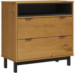 vidaXL FLAM tömör fenyőfa fiókos szekrény 80x40x80 cm 357815 (357815VidaXL)
